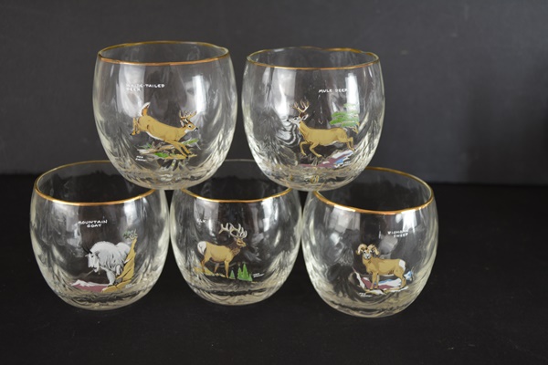 Safari Animal Drinking Glasses and Tumblers and Ned Smith Tumblers