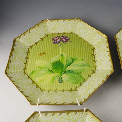 Four Moonlighting Interior Ceramic Decorative Plates