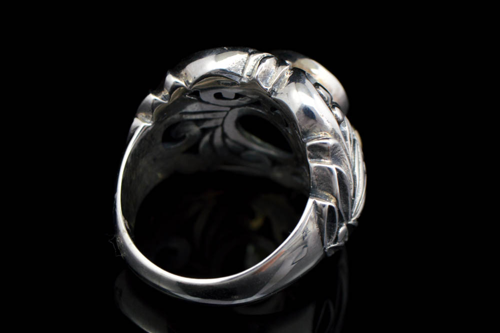 Sterling Silver, 18K Gold and Lemon Quartz Ring