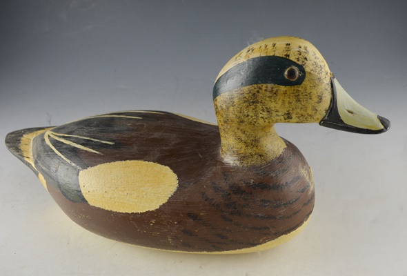 Two Carved Duck Decoys