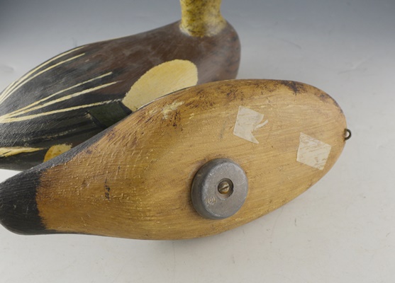 Two Carved Duck Decoys