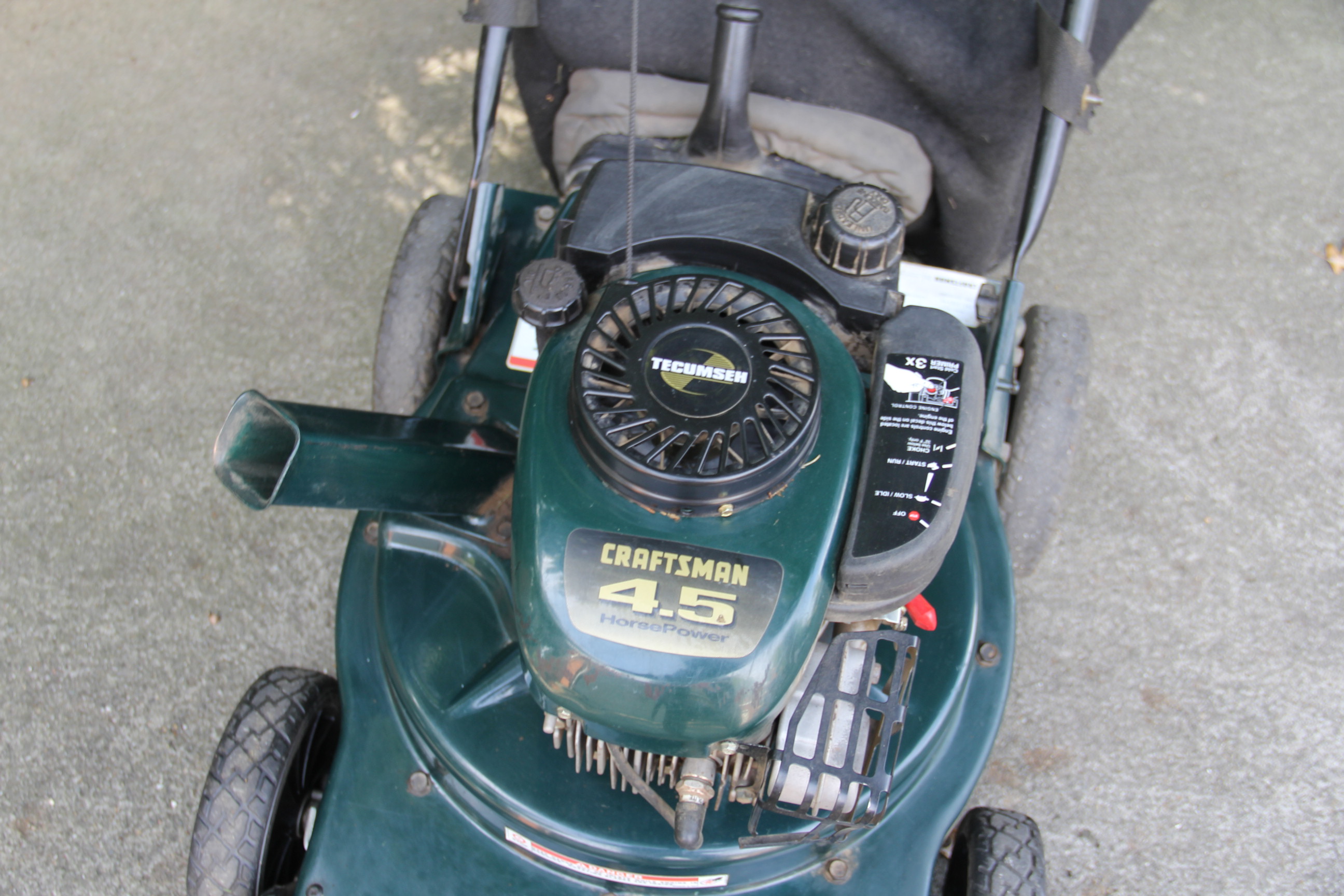 Craftsman 4.5 Horse Powered Lawn Vacuum