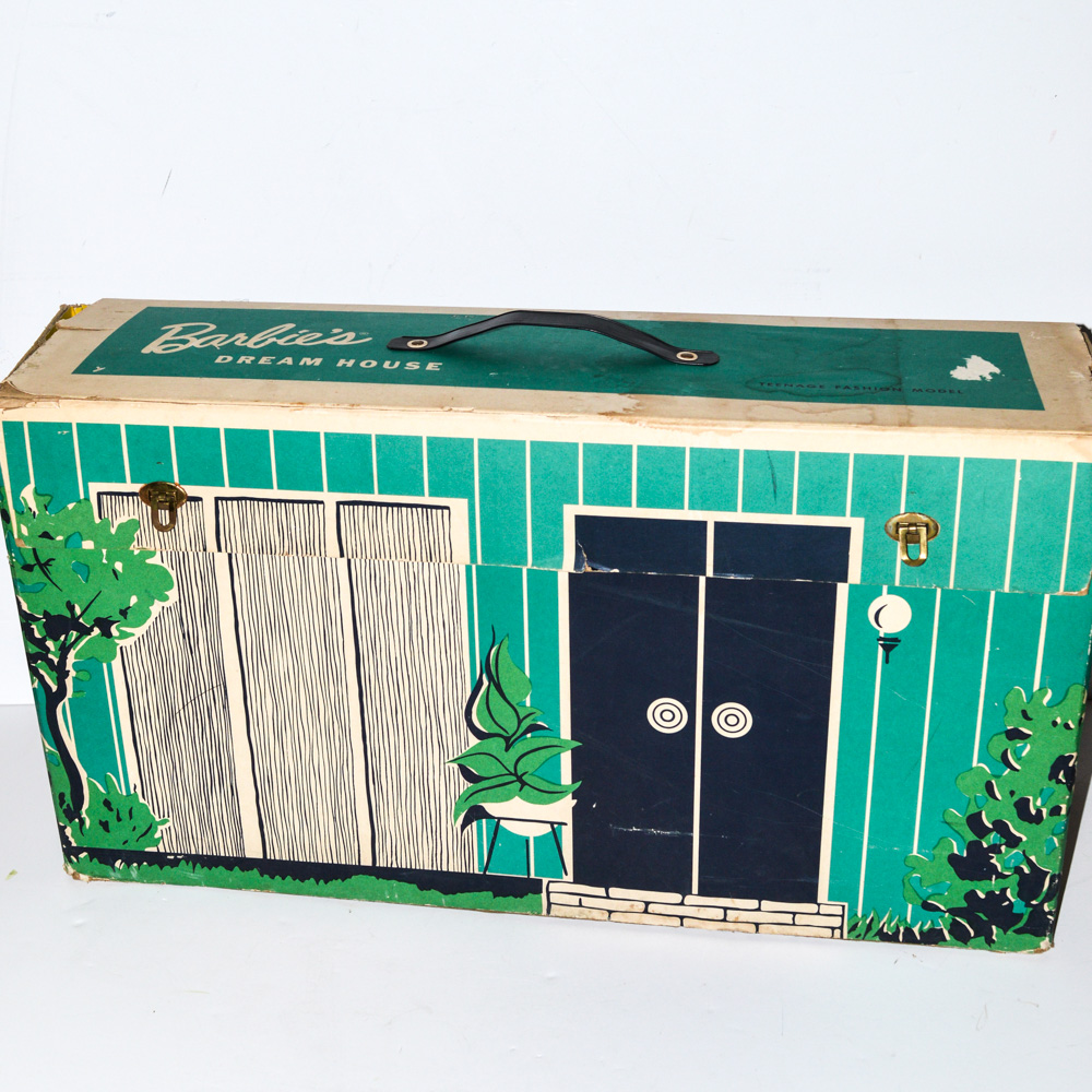 Barbie's Dream House with Barbie and Skipper Dolls and Carrying Cases