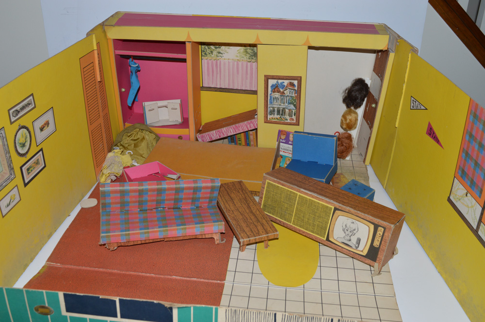 Barbie's Dream House with Barbie and Skipper Dolls and Carrying Cases