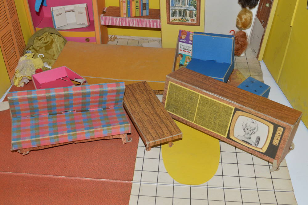 Barbie's Dream House with Barbie and Skipper Dolls and Carrying Cases