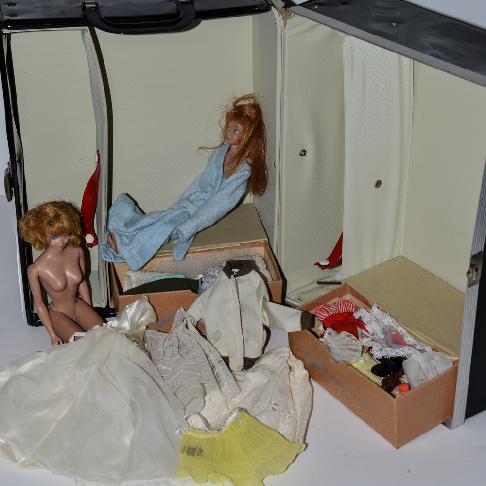 Barbie's Dream House with Barbie and Skipper Dolls and Carrying Cases