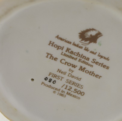 Three Neil David Hopi Kachina Series L/E Porcelain Figurines