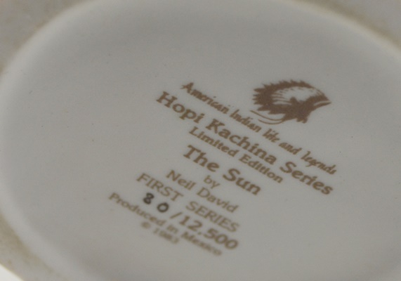 Three Neil David Hopi Kachina Series L/E Porcelain Figurines