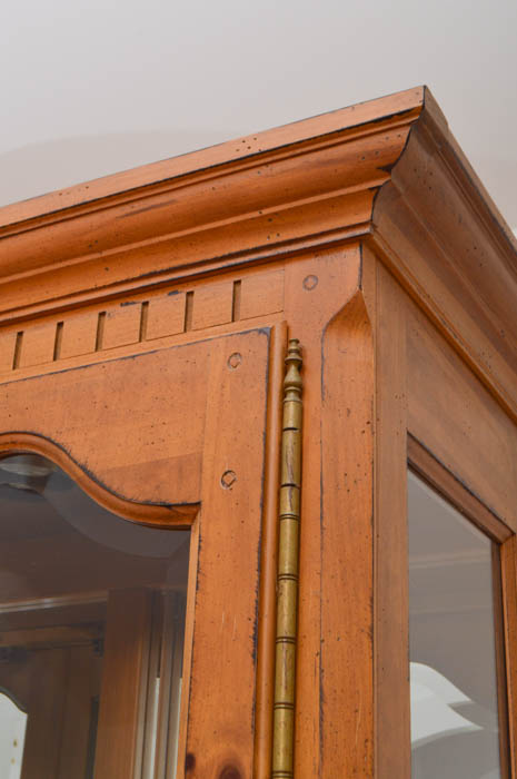 Broyhill Furniture Pine China Cabinet