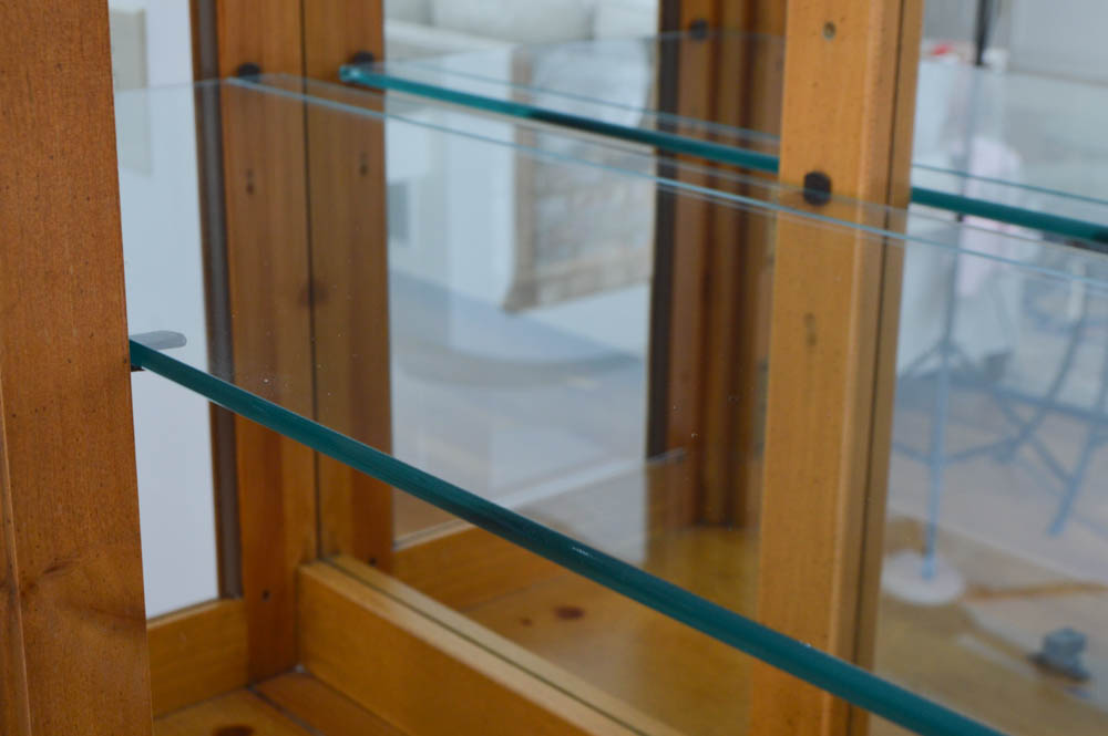 Broyhill Furniture Pine China Cabinet