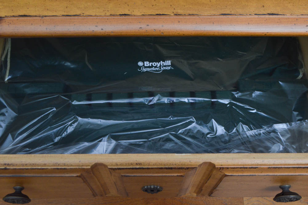 Broyhill Furniture Pine China Cabinet