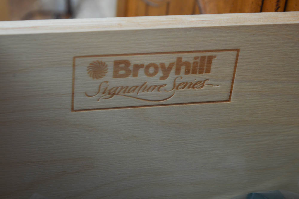 Broyhill Furniture Pine China Cabinet