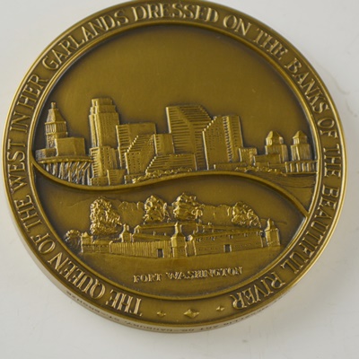 Cincinnati 1788-1988 Bicentennial Bronze  Medallion