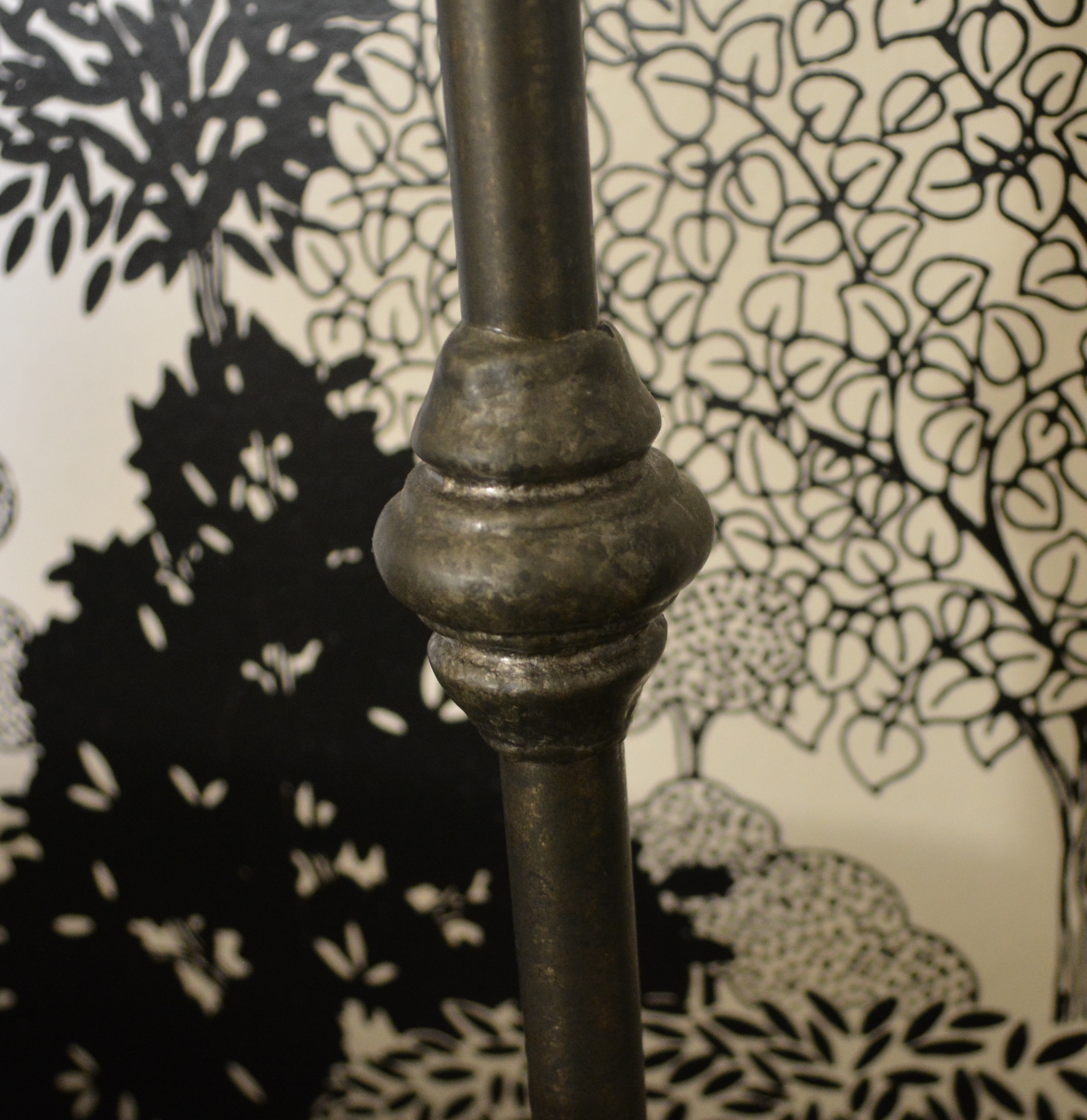 Black Metal Daybed, Mattress and Comforter