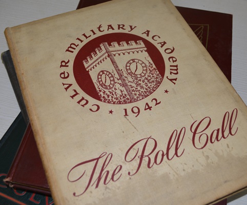 Four Culver Military Academy "The Roll Call" Year Books