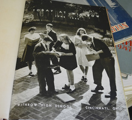 University of Cincinnati and Withrow High School Hardcover Year Books