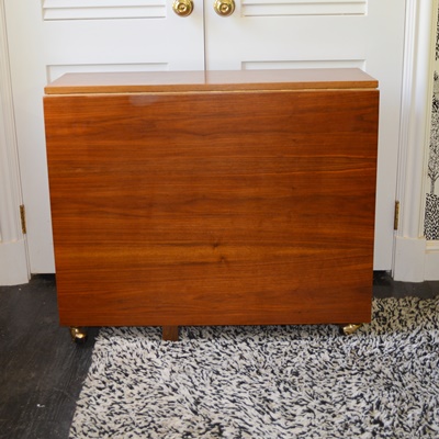 Wood Folding Game Table with Storage For Four Folding Chairs