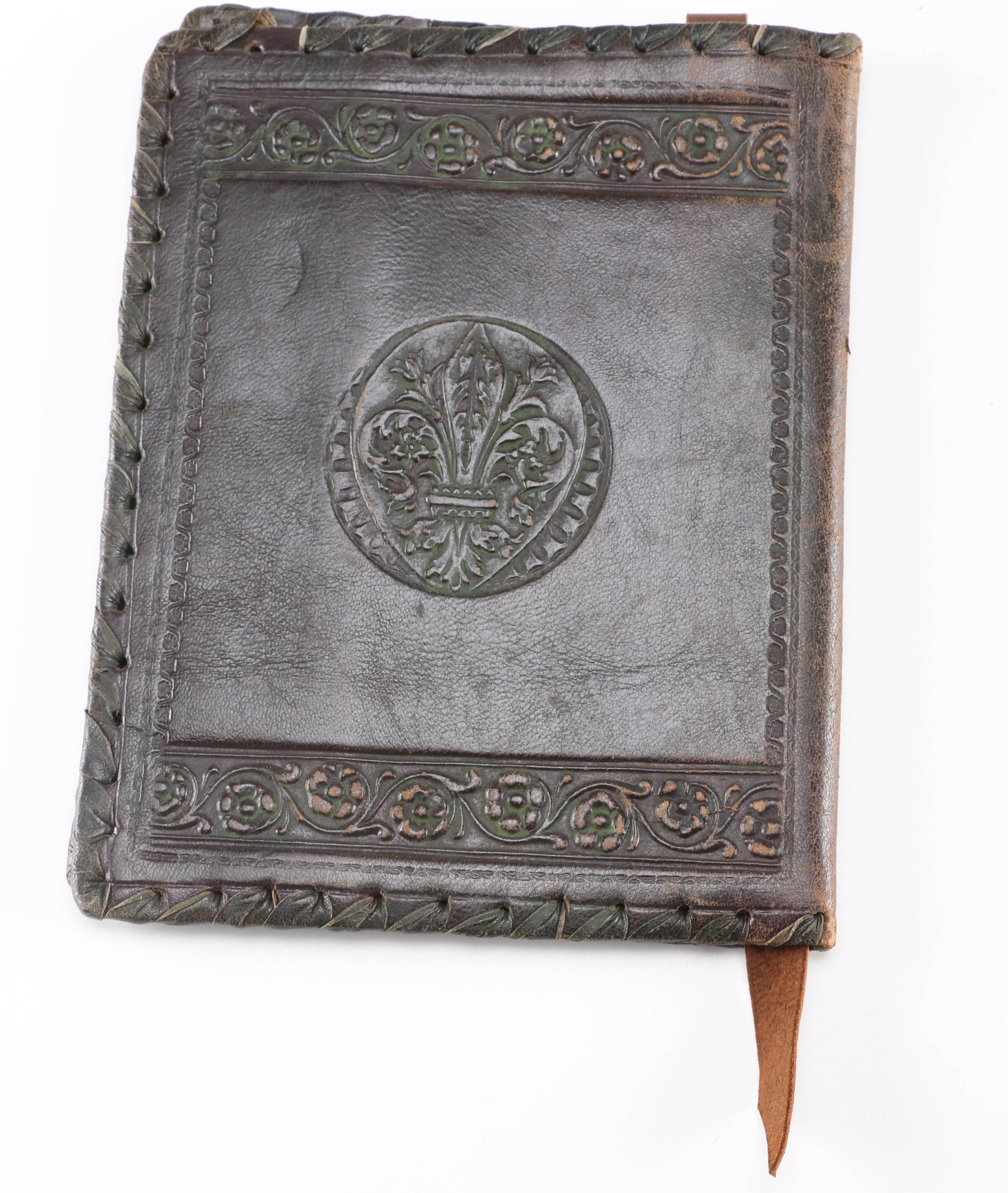Heraldic Leather Book Cover