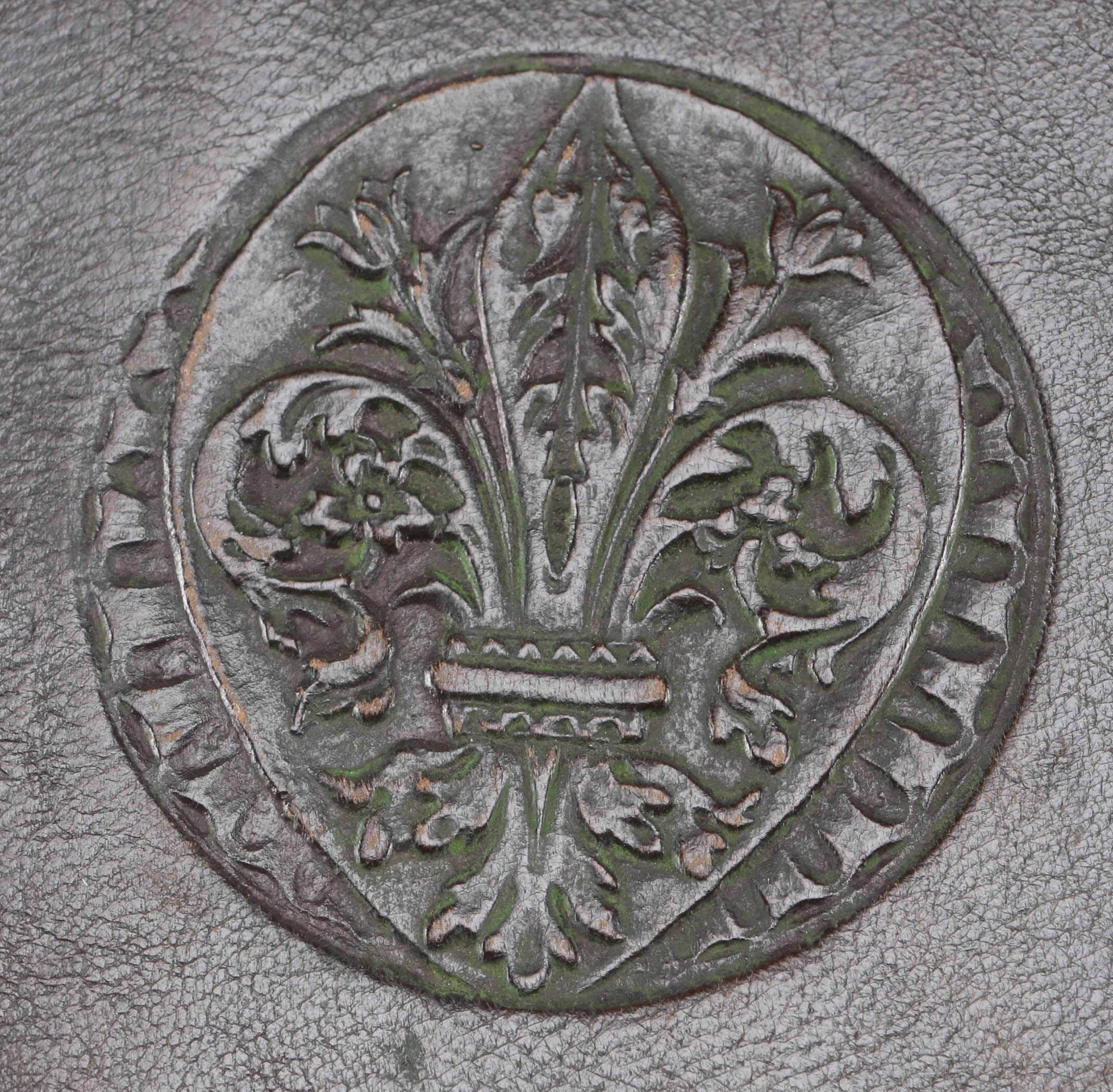 Heraldic Leather Book Cover