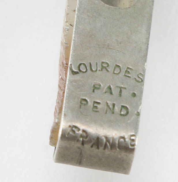 Italian Black Rosary and Lourdes Crucifix