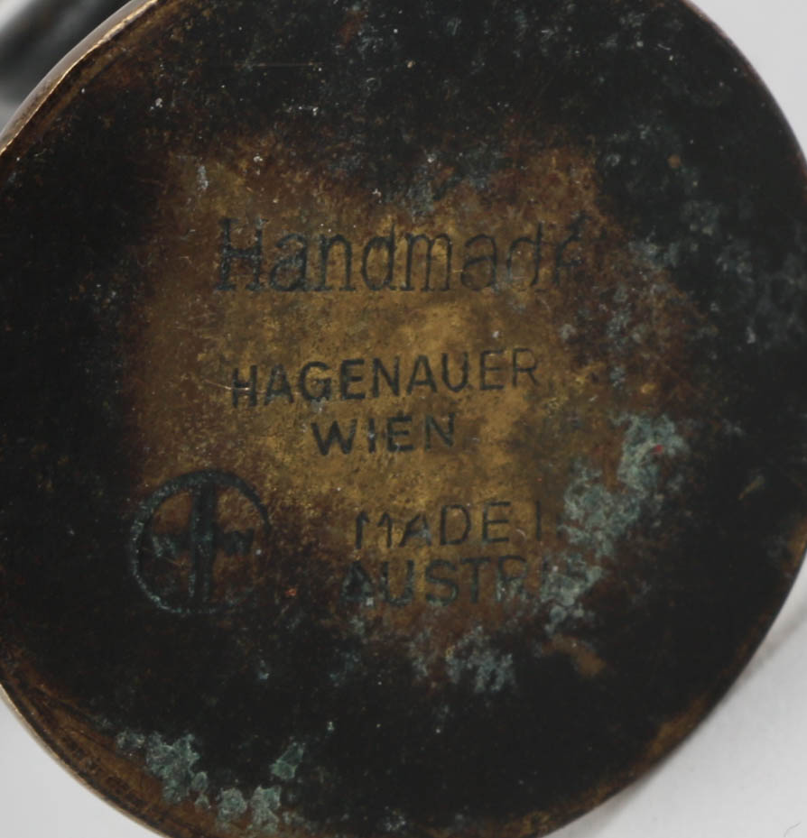 Circa 1930 Hagenuer Austrian Bronze Angel