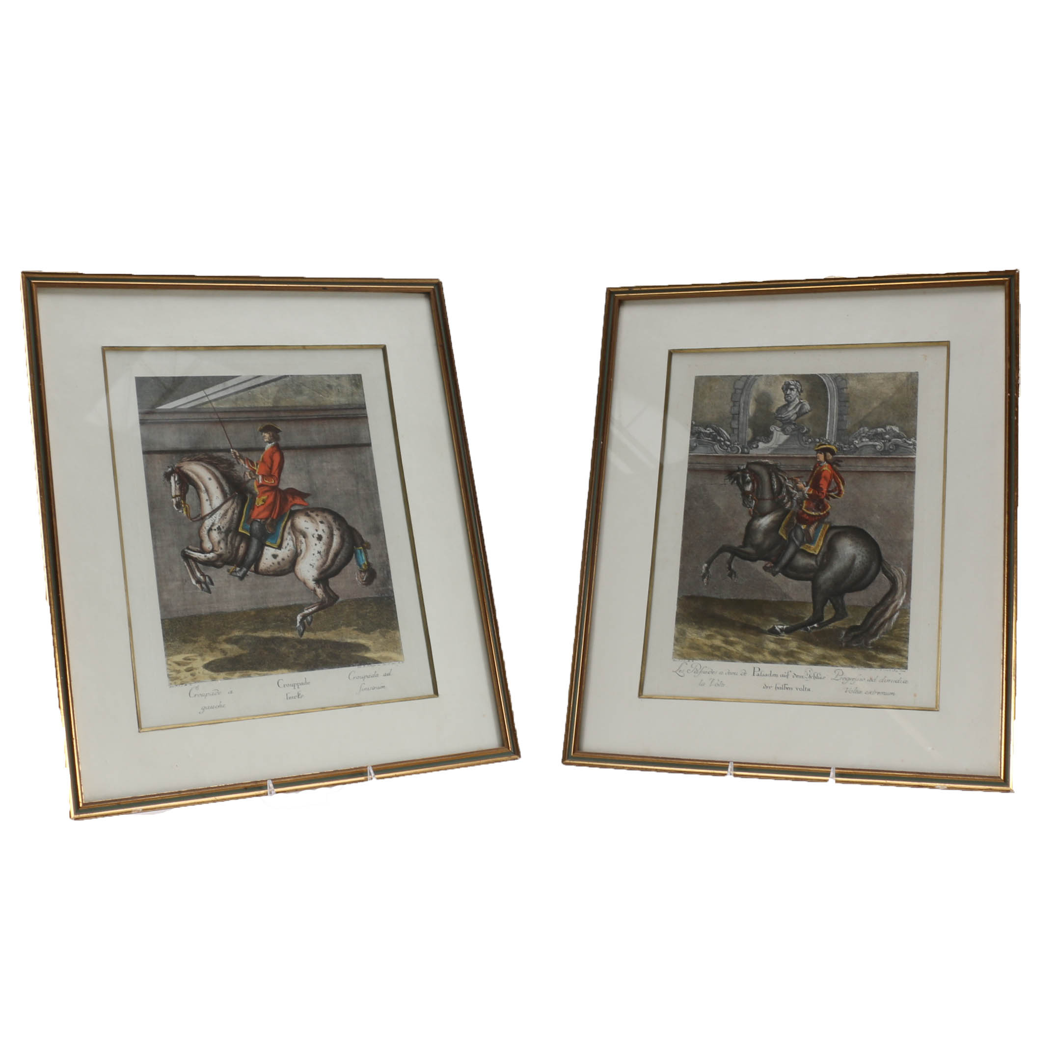 Johann Elias Ridinger Soft Ground Stipple Engravings