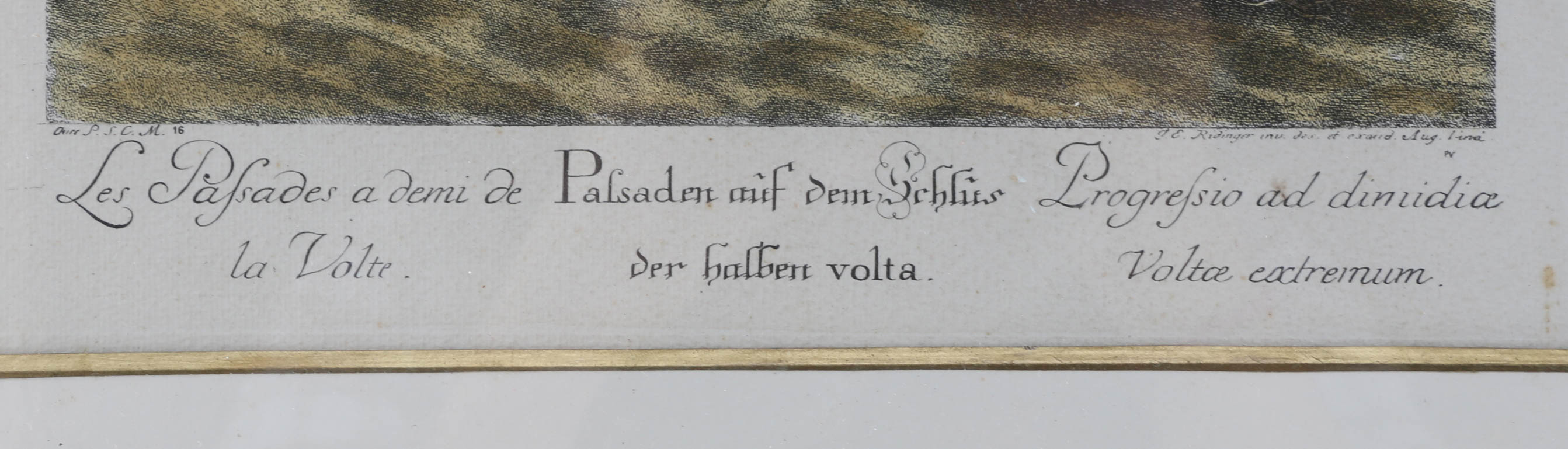 Johann Elias Ridinger Soft Ground Stipple Engravings