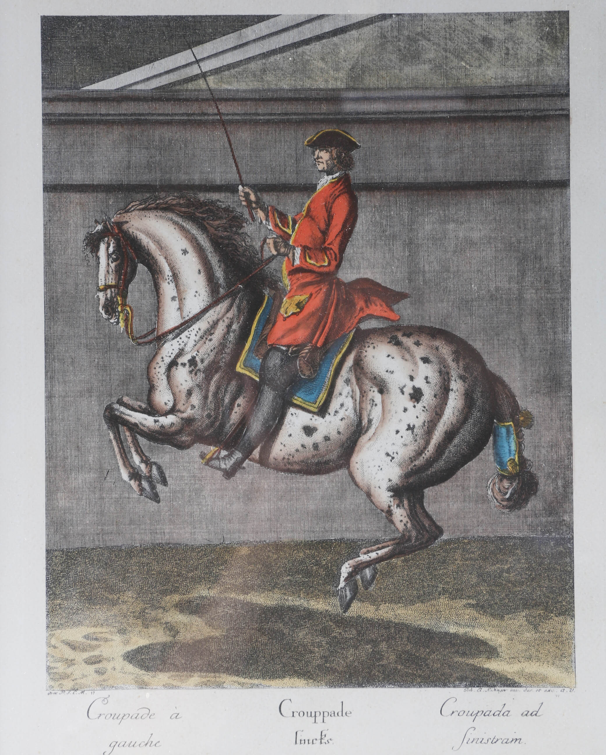 Johann Elias Ridinger Soft Ground Stipple Engravings