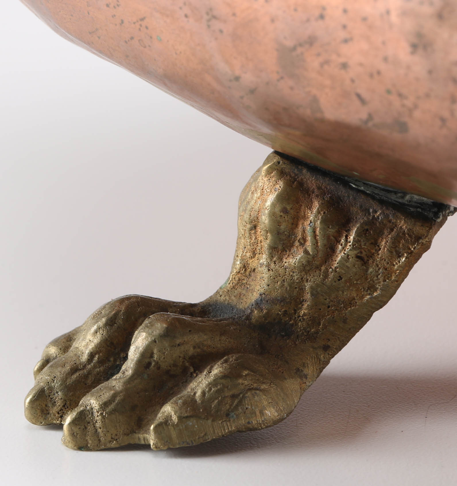 Antique Russian Copper Chafing Dish