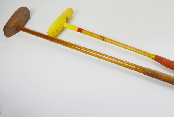 Pair of Vintage Polo Mallets