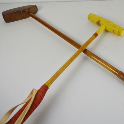 Pair of Vintage Polo Mallets