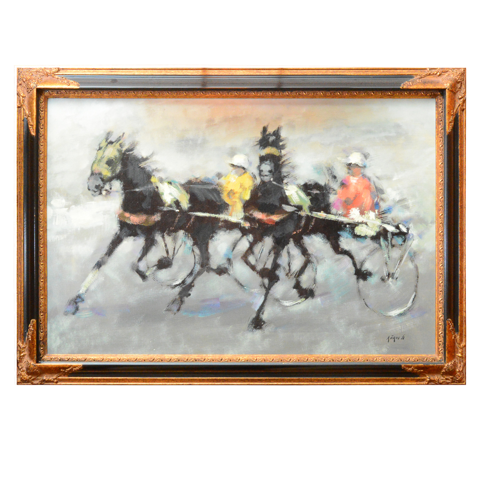 Original Oil on Canvas by Koros