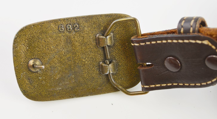 Three Leather Belts with Decorative Buckles