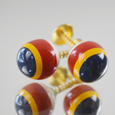 Lanette Ostara Watch Cufflinks and Porcelain Links