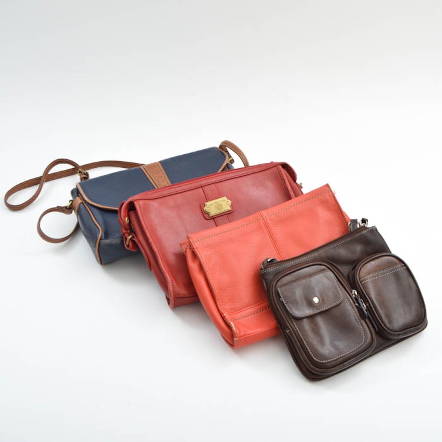 Four Leather Handbags