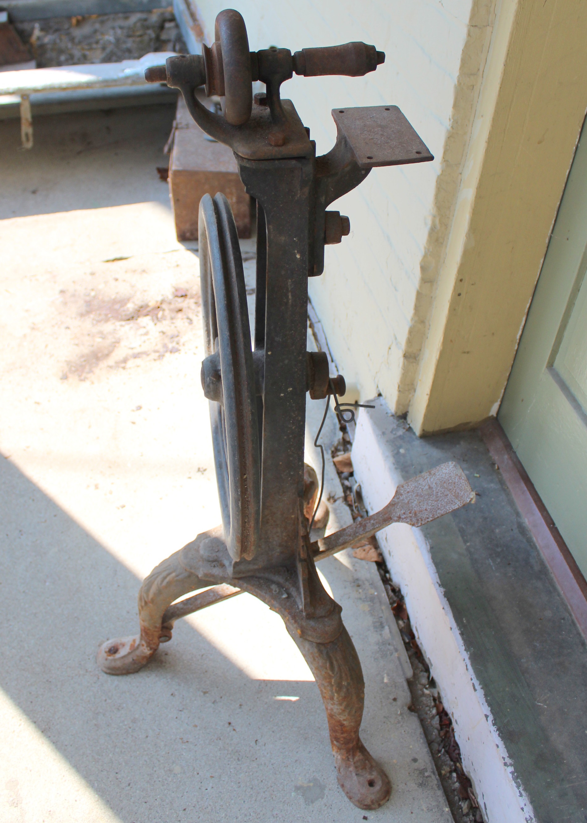Antique Cast Iron Machine Tool