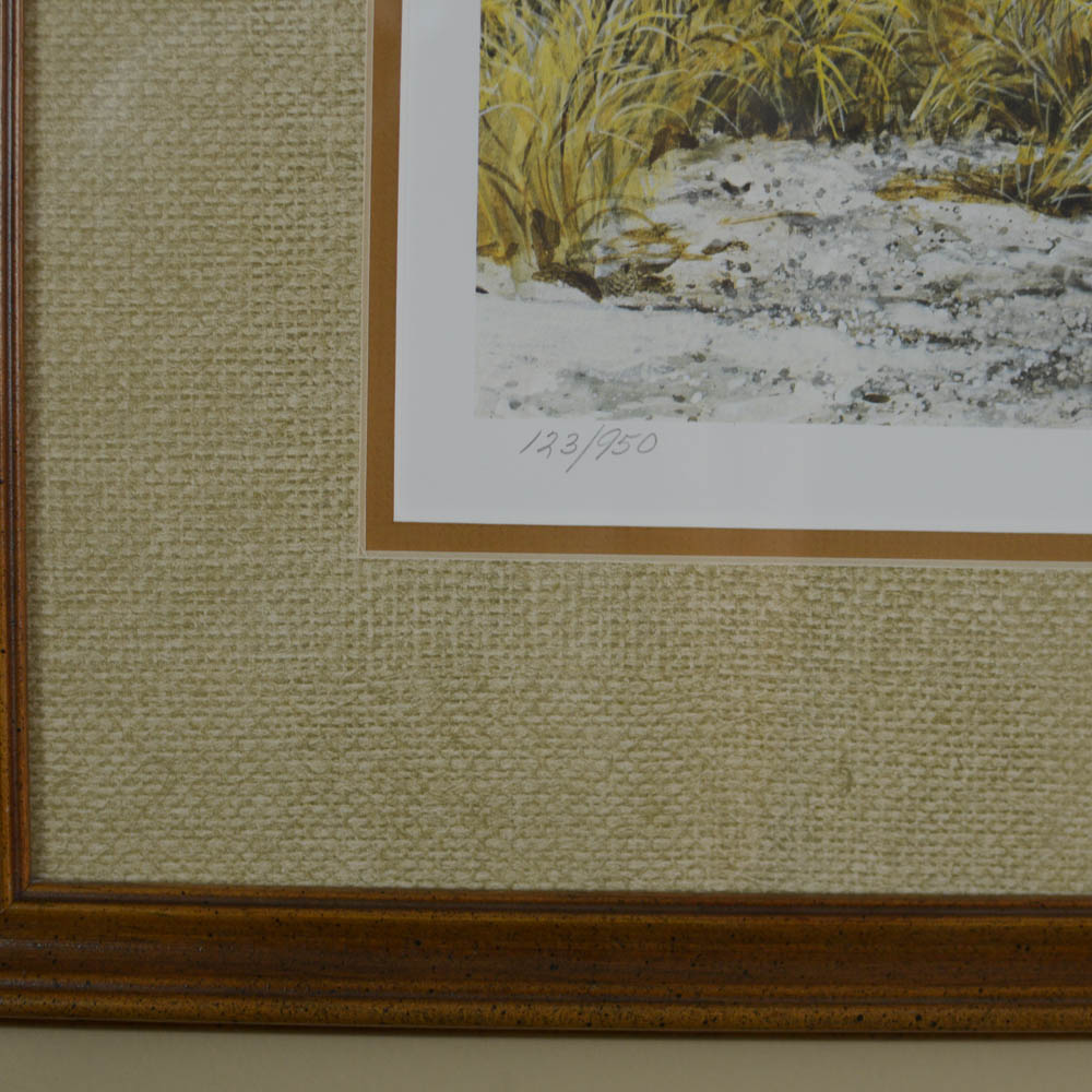 Robert Bateman Signed Offset Lithograph "Cheetah Profile"