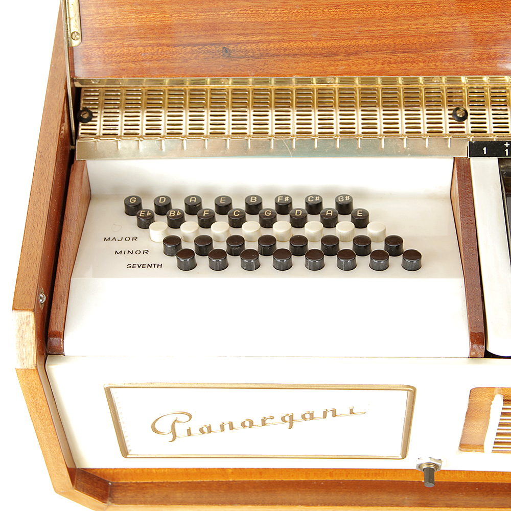 Italian "Pianorgan I"  Electric Reed Organ With Bench by Farfisa