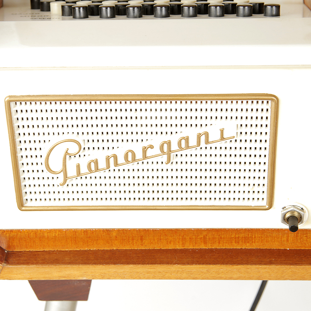 Italian "Pianorgan I"  Electric Reed Organ With Bench by Farfisa