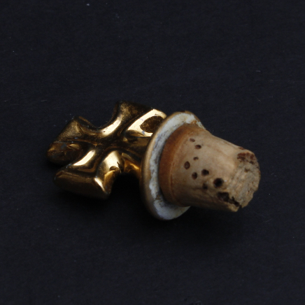 Vintage Porcelain of Limoges "King Crown" Sempe Armagnac Bottle