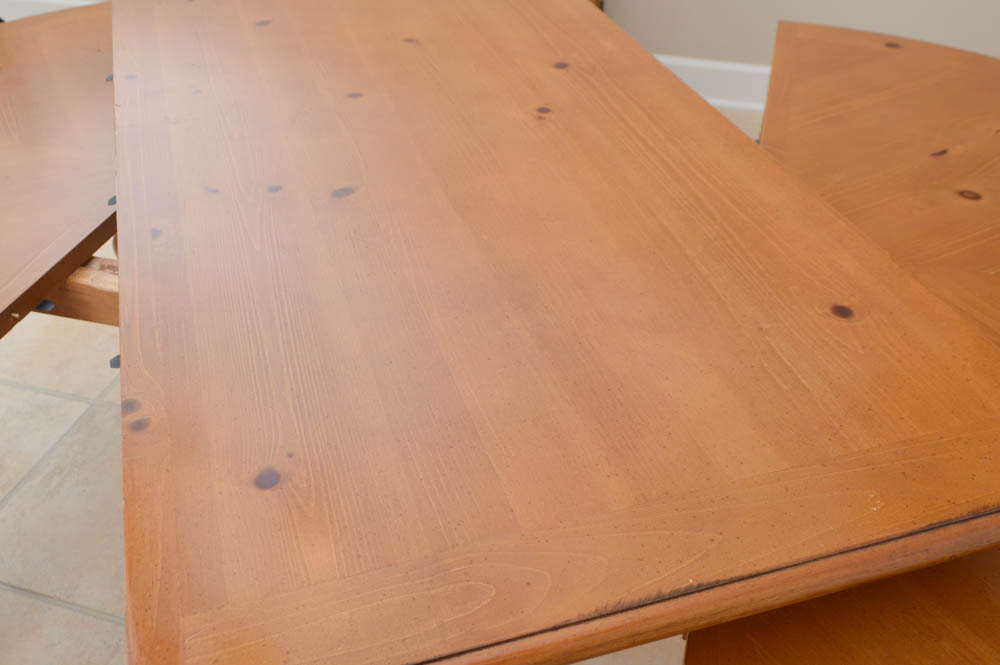 Broyhill Pine Dining Table and Six Chairs