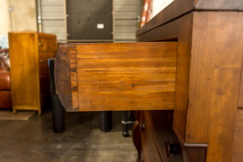 Mid 19th Century Empire Five-Drawer Chest