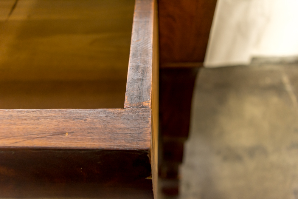 Mid 19th Century Empire Five-Drawer Chest
