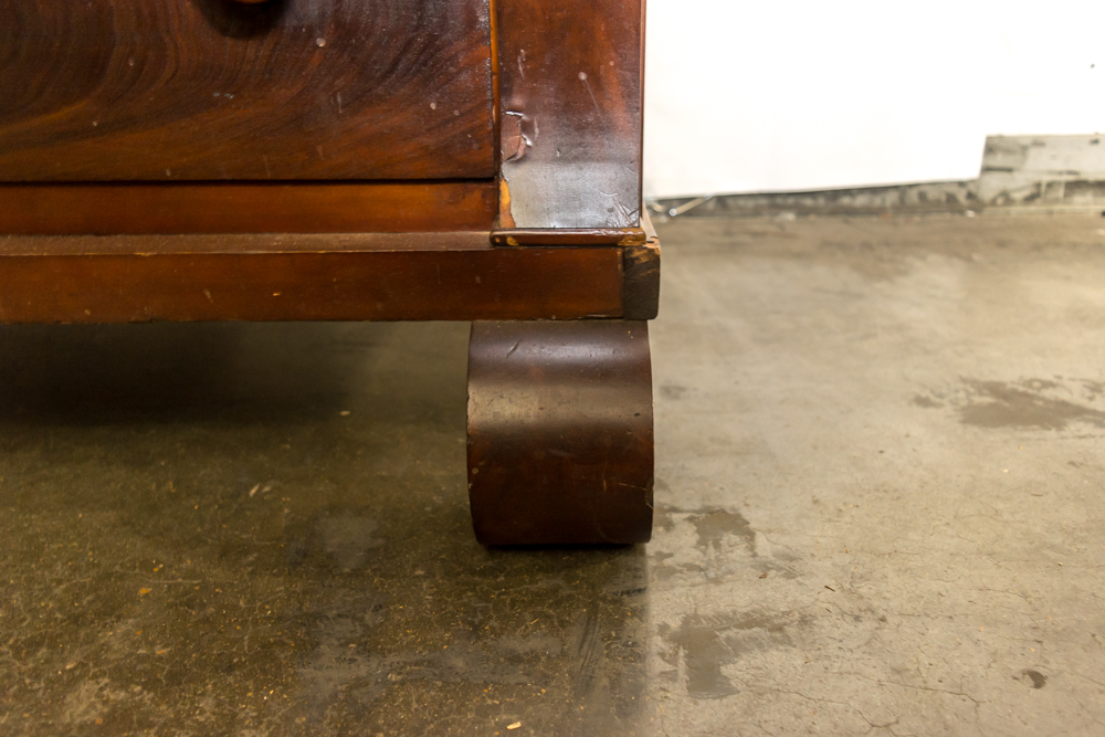 Mid 19th Century Empire Five-Drawer Chest