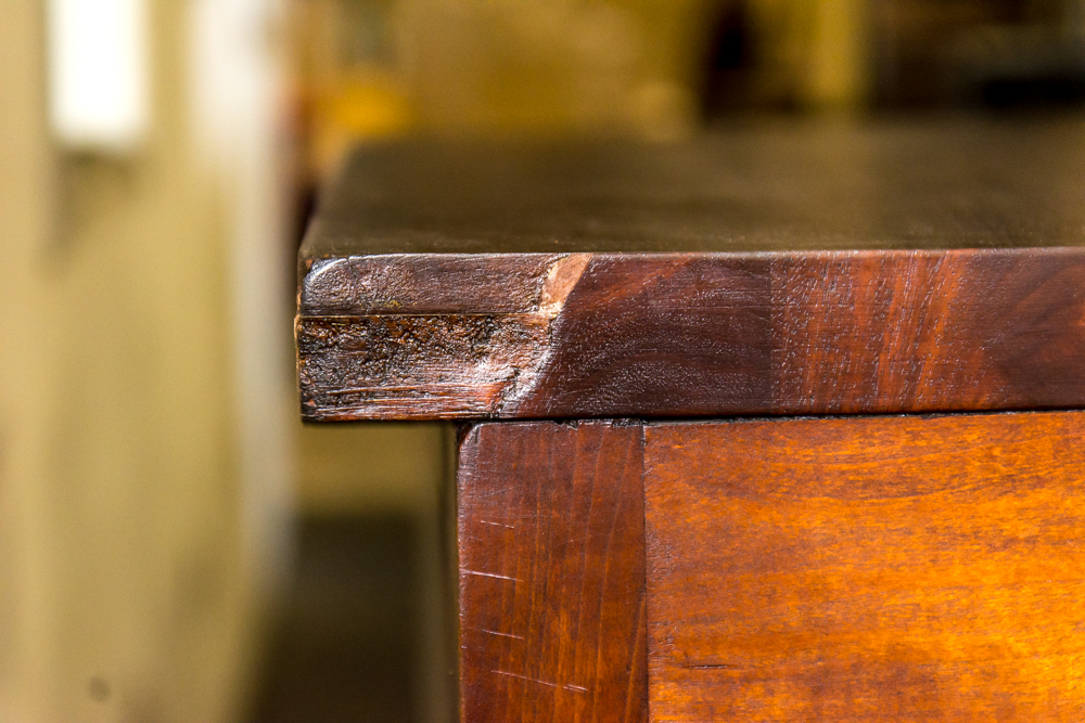 Mid 19th Century Empire Five-Drawer Chest