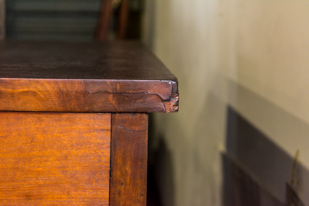 Mid 19th Century Empire Five-Drawer Chest