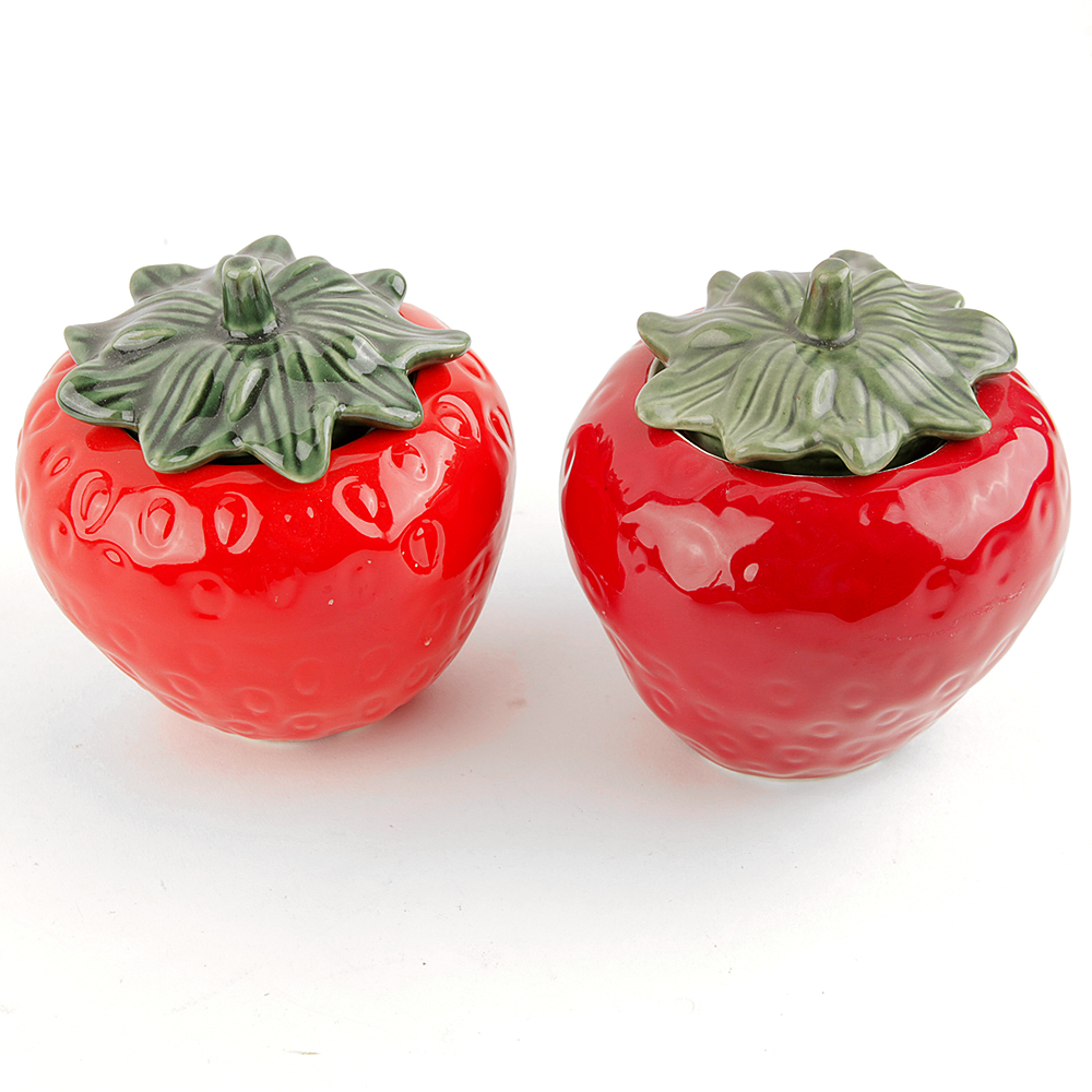 Four Ceramic Strawberry Jars from The House Of Webster