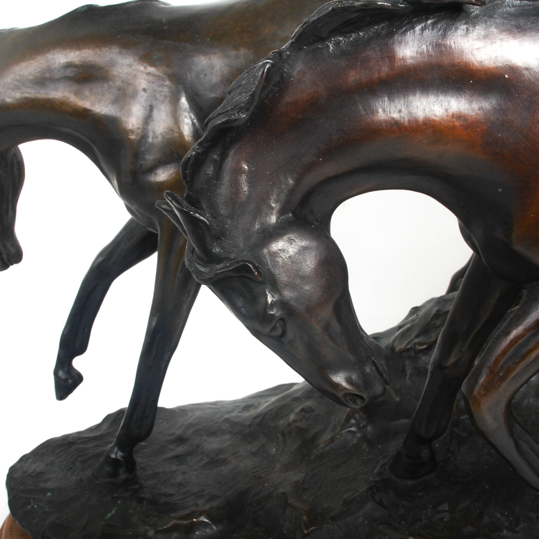 Tom Moss Bronze Sculpture "The Wild Bunch"
