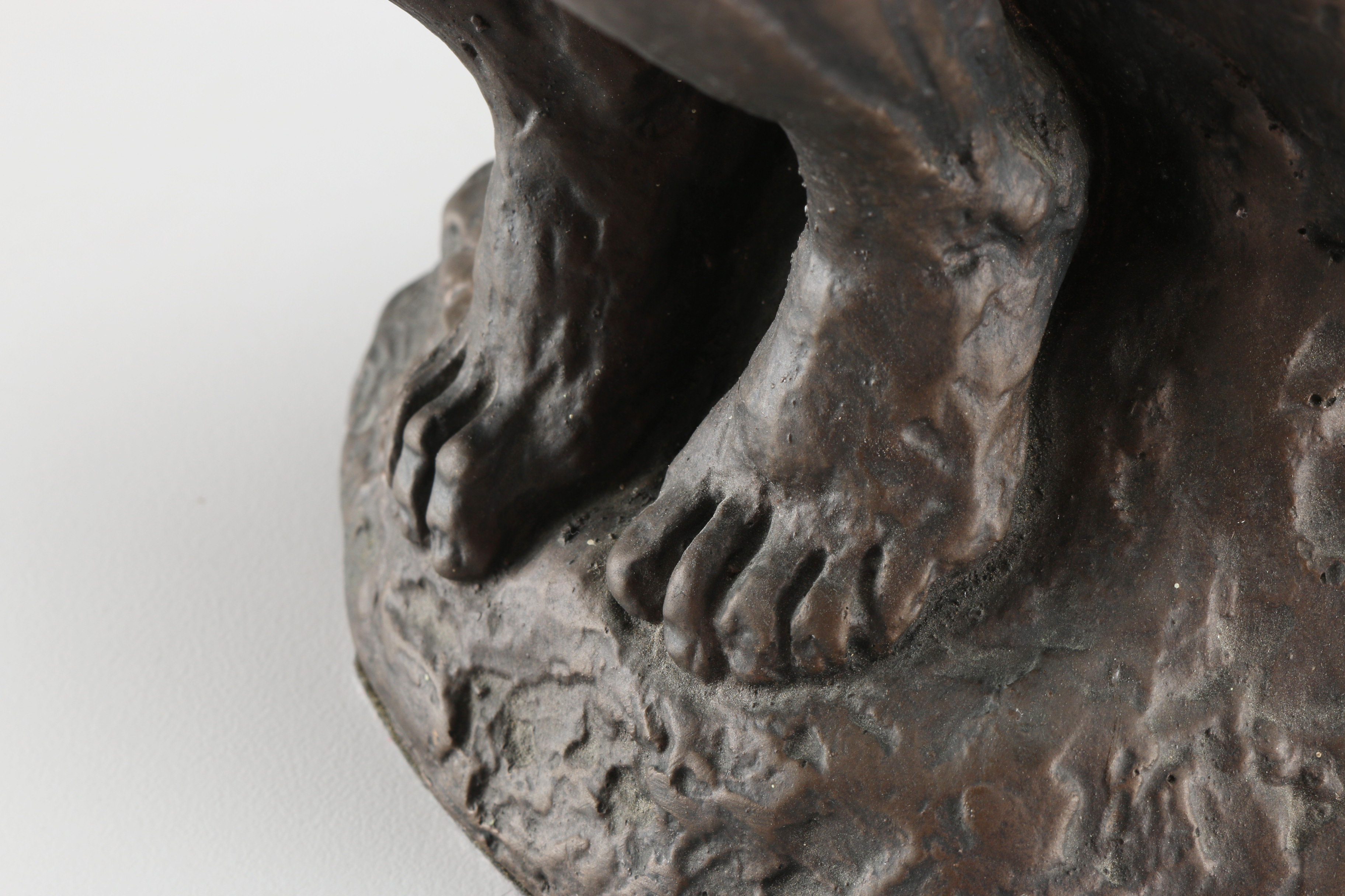 Miniature Reproduction of Rodin's "The Thinker" Sculpture