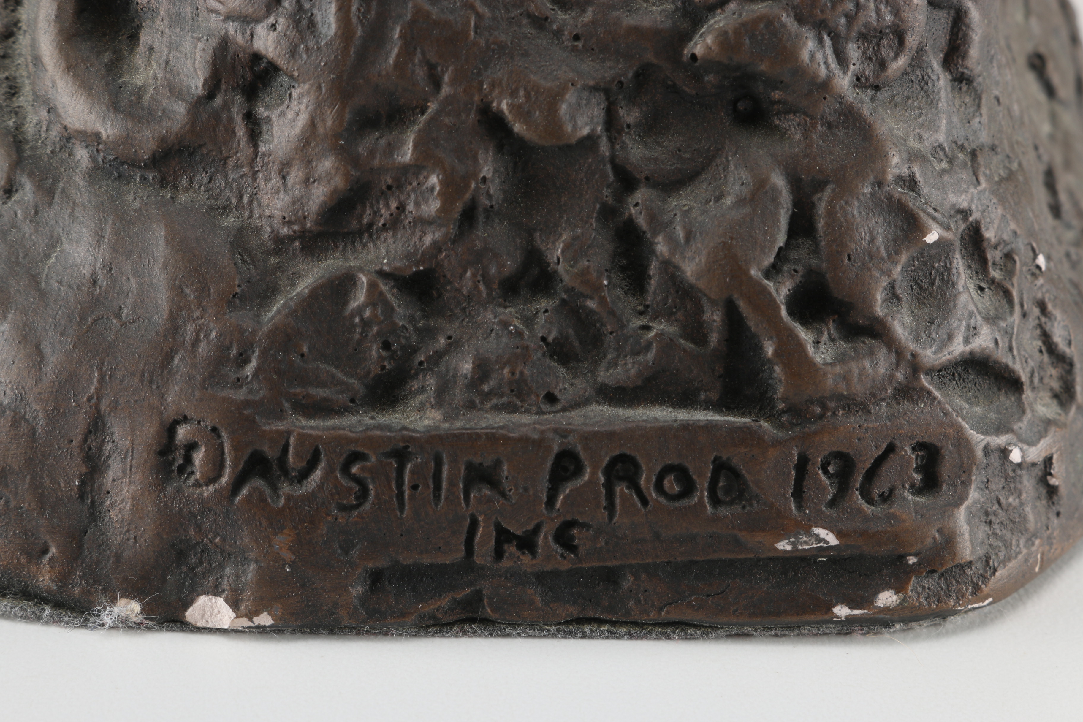 Miniature Reproduction of Rodin's "The Thinker" Sculpture